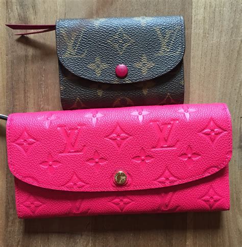 lv emilie wallet hot pink|lv empreinte wallet.